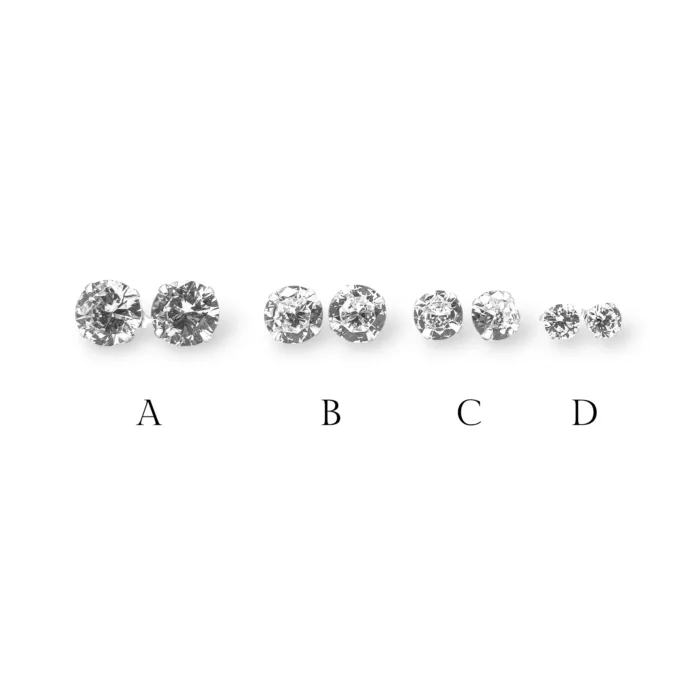 Pendientes Zirconita Circulo Plata de Ley - Imagen 2