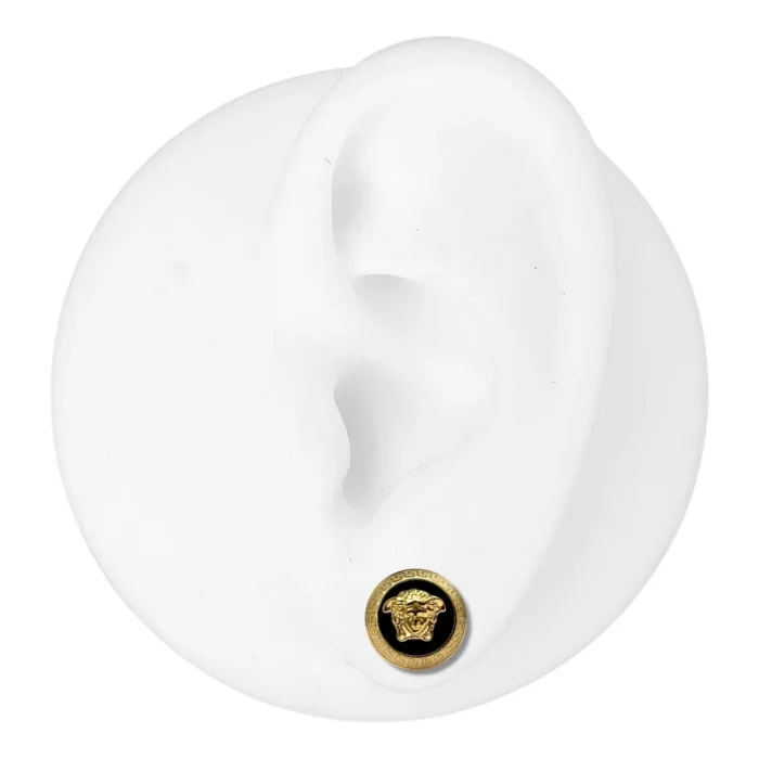 Pendientes Acero Medusa Circulo - Imagen 3